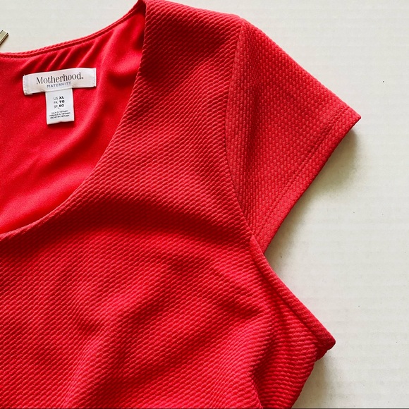 Motherhood Maternity | Cap Sleeve Textured Top XL - Picture 6 of 8